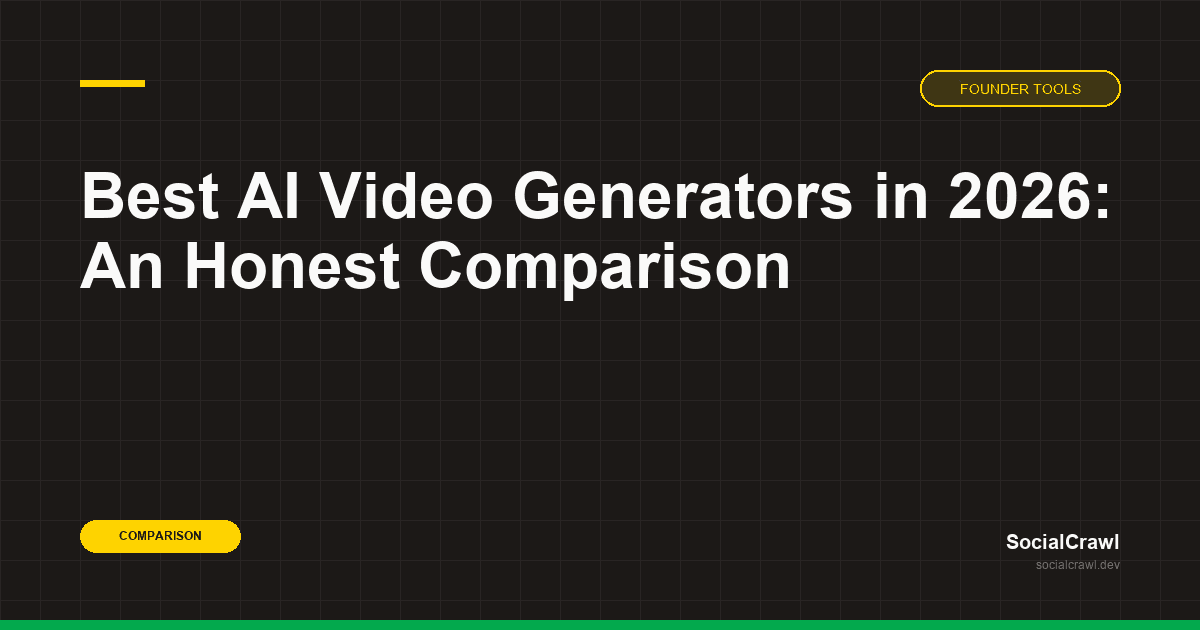 Best AI Video Generators in 2026: An Honest Comparison