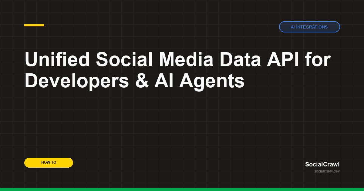 I built a social media data API to grow my own socials